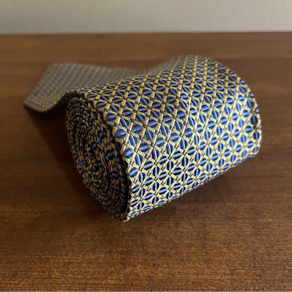 Yellow Blue Men’s Tie Land’s End